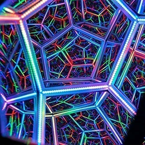 (🎁2024 New Year Hot Sale🎁 49% Off🎁)Infinite Dodecahedron Color Art Light